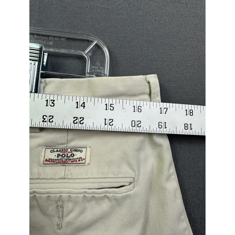 Polo Ralph‎ Lauren Classic Chino Straight Fit Men's Pants Khaki Size 35x30